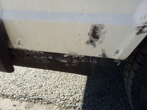 A smallish spot of rust