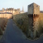 Looking back onto Intermuros in St. Malo
